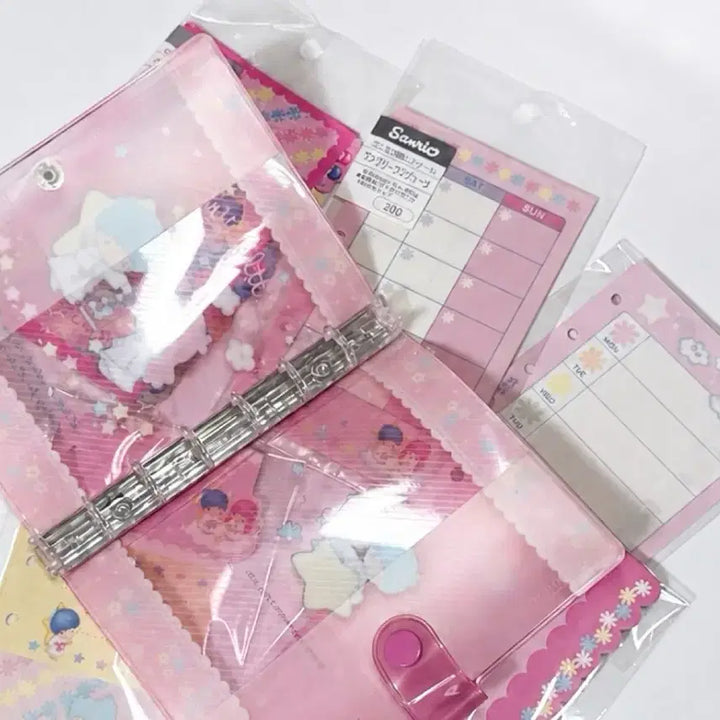 [BUNJANG] Kiki Lala Binder &amp; Classic Diary Set / 키키라라다이어리 키키라라바인더 고전키티다이어리 고전다이어리 헤이세이