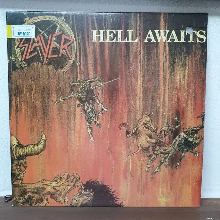 [BUNJANG] Slayer Hell Awaits LP 1991 / 슬레이어 Hell Awaits LP 1991 지구레코드