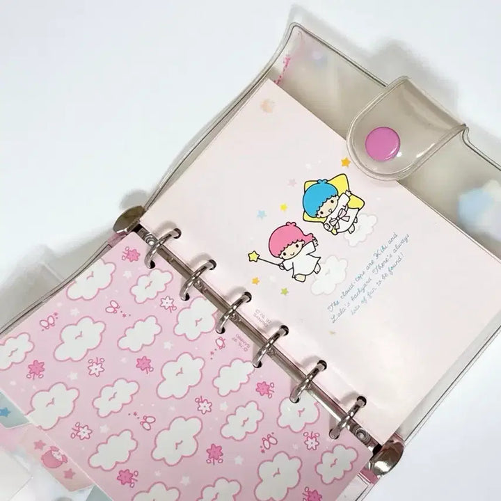 [BUNJANG] Kikilala Diary &amp; Binder Set / 키키라라다이어리 키키라라바인더 고전다이어리 육공다이어리 고전키티다이어리