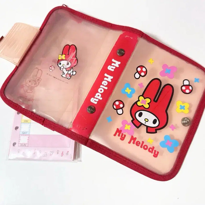 [BUNJANG] Sanrio My Melody &amp; Kitty Classic Diary Set (Cover Only) / 빨간마멜 마이멜로디다이어리 고전키티다이어리 고전다이어리 육공다이어리
