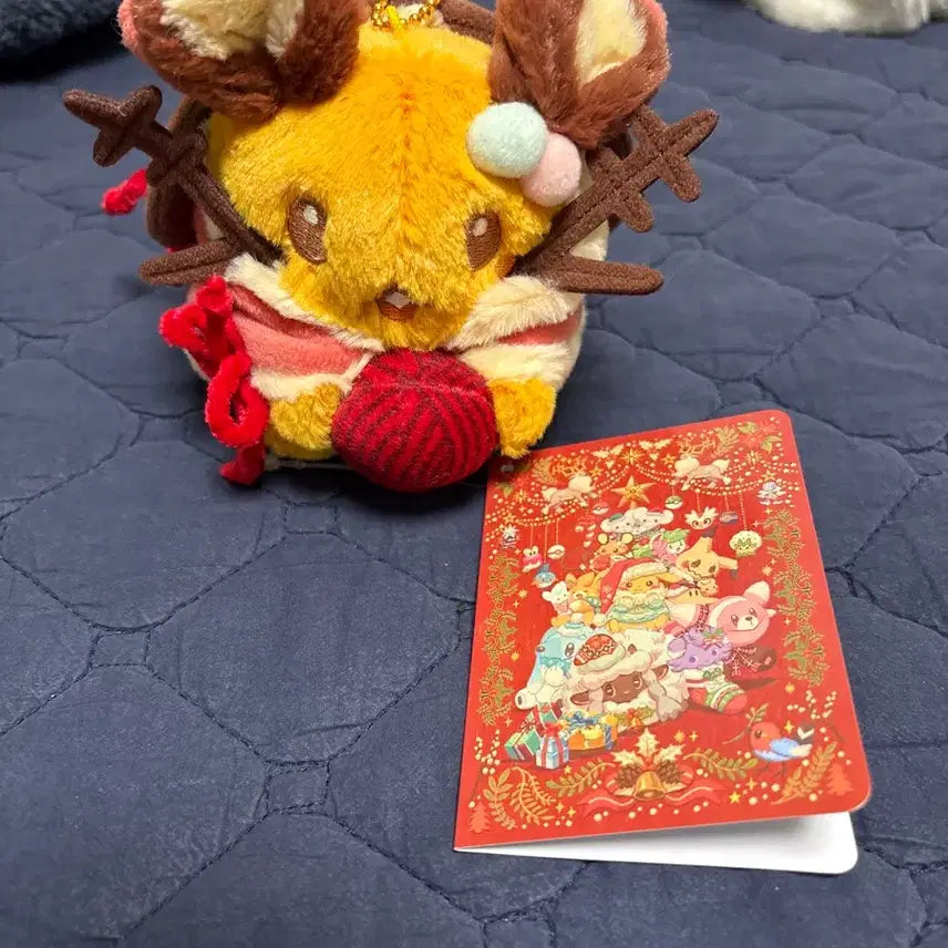 [BUNJANG] 2024 Christmas Holiday Dedenne Keyring Plush / 2024 크리스미스 홀리데이 데덴네