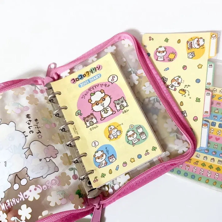 [BUNJANG] Korokorokuririn Classic Kitty Diary Set / 쿠리링다이어리 고전키티다이어리 코로코로쿠리링 햄스터다이어리 햄찌