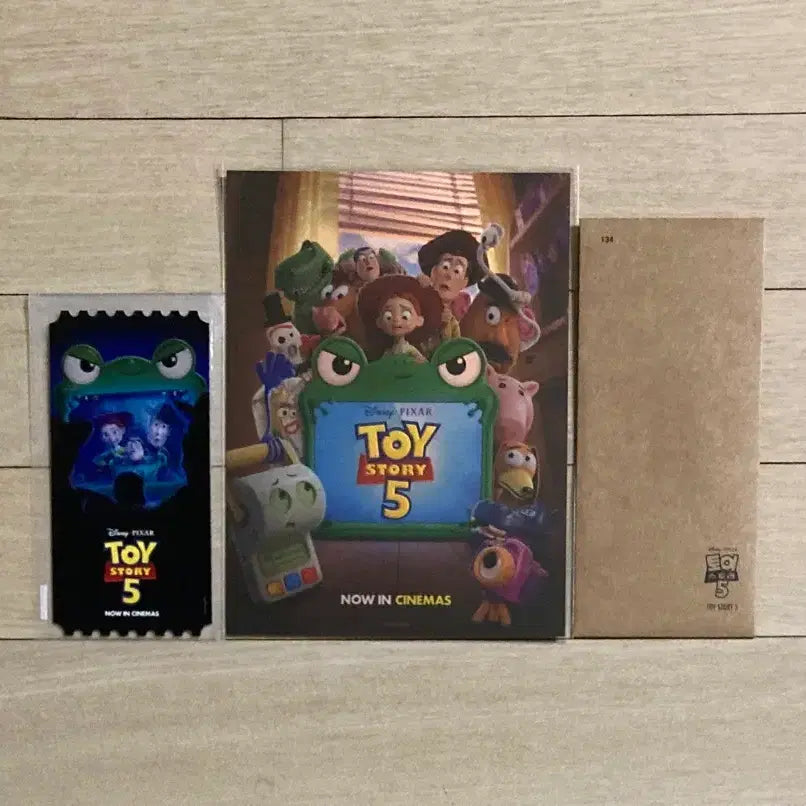 [BUNJANG] Toy Story 5 Original Poster 5-Set / [토이스토리5] TTT/아트카드/데코팩/스티커/오리지널 포스터 5종세트