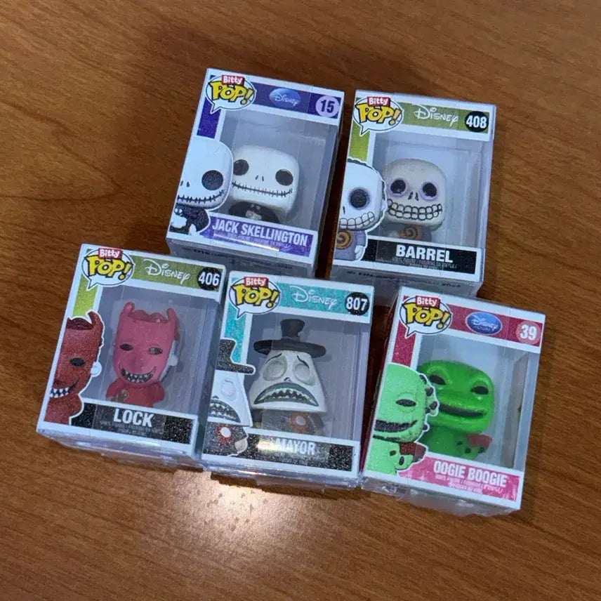 [BUNJANG] Nightmare Before Christmas Pop! Vinyl Figures Bundle Set / 크악몽 크리스마스의 악몽 비티팝 pop 피규어 가챠 잭 시장 우기부기