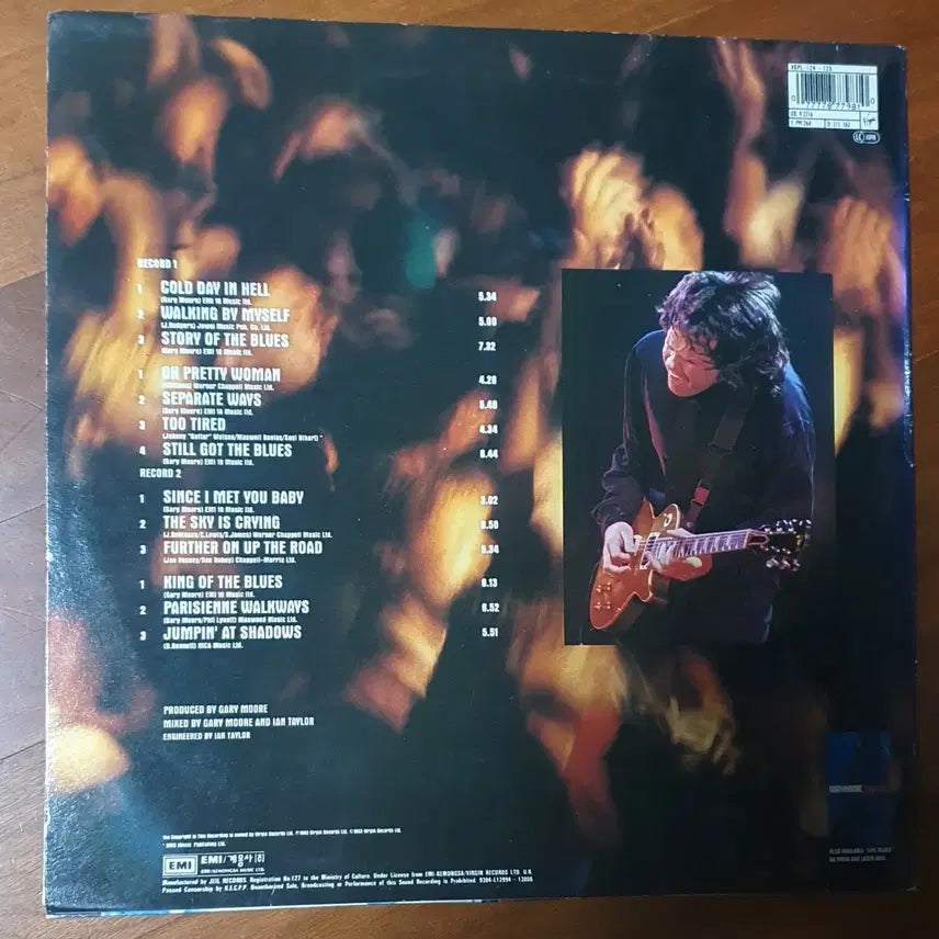 [BUNJANG] Gary Moore Blues Alive 2LP Vinyl Record / 게리무어2lp.블루스얼라이브