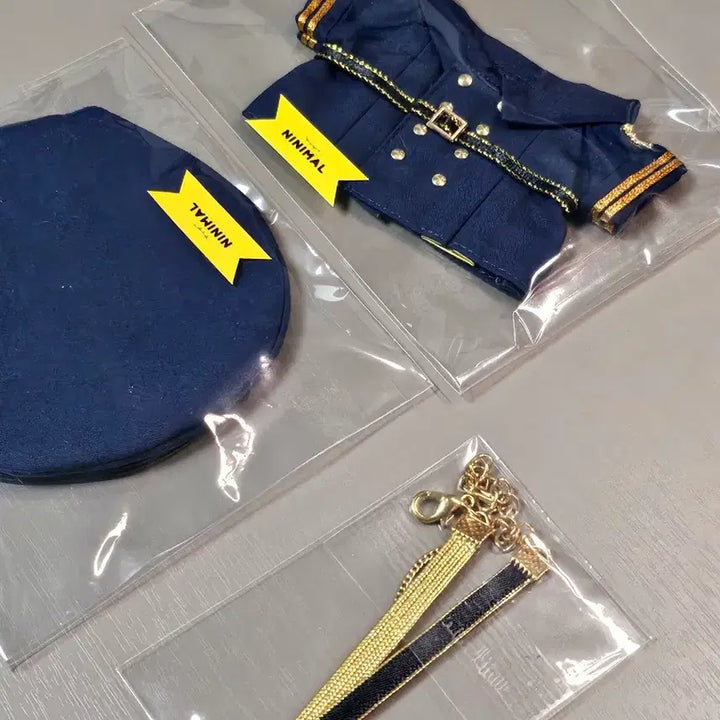 [BUNJANG] Ninimal Som Uniform Navy 10cm Doll Clothes / 니니멀 솜 제복 네이비 10cm 솜인형 옷 솜옷 떨옷
