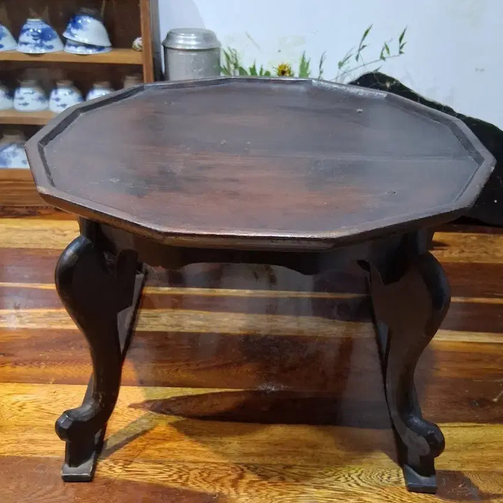 [BUNJANG] Antique Dog-Legged Soban (Small Dining Table) - Needs Repair / 오리지널골동 개다리소반(파손.수리해야함)