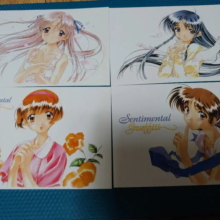 [BUNJANG] Sentimental Graffiti Anime Character Photo Set / 센티멘탈그래피티 플라워 미소녀사진 문방구 고전 게임샵 3 4 포토사이즈