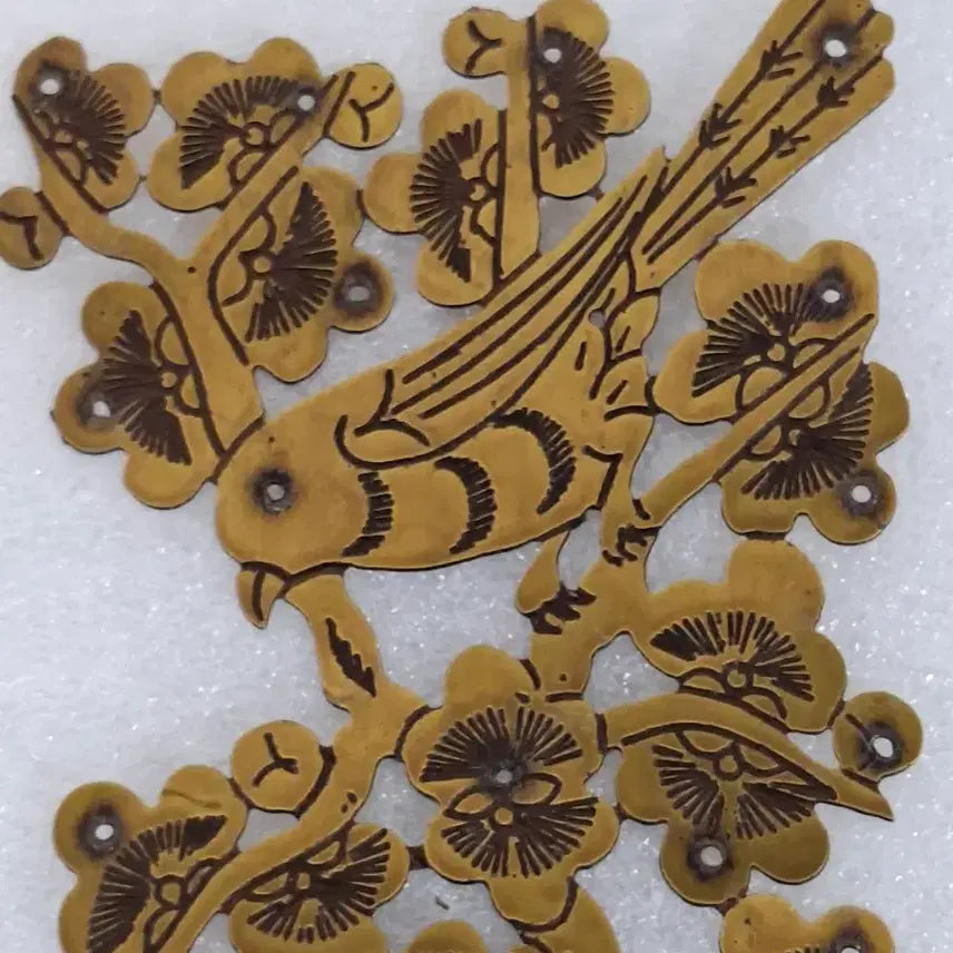 [BUNJANG] Antique Korean Joseon Dynasty Brass Furniture Fittings with Intricate Carvings / 왕실 가구에 쓰였던 가구 황동장석