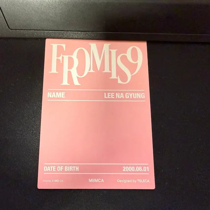 [BUNJANG] fromis_9 Lee Nagyung Autographed Photocard / 프로미스나인 테레커 이나경 싸인 포토카드