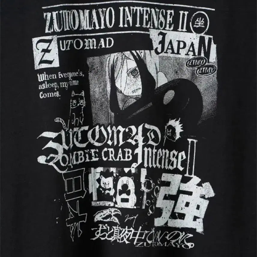 [BUNJANG] Zutto Mayoi Intense Tour Zombie T-shirt XL / 즛토마요 인텐스투어 굿즈 좀비 티셔츠  XL 판매합니다
