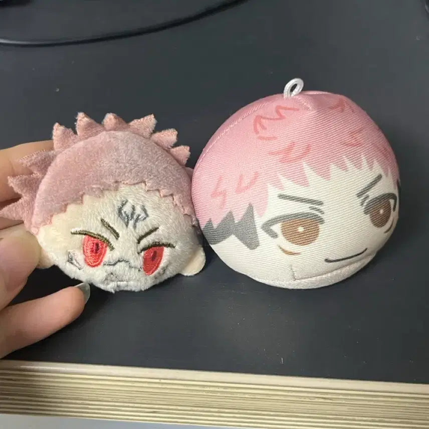 [BUNJANG] Jujutsu Kaisen Yuji Itadori Manju, Sukuna Plush Badge Set / 주술회전 이타도리 유지 만쥬 스쿠나 인형 뱃지