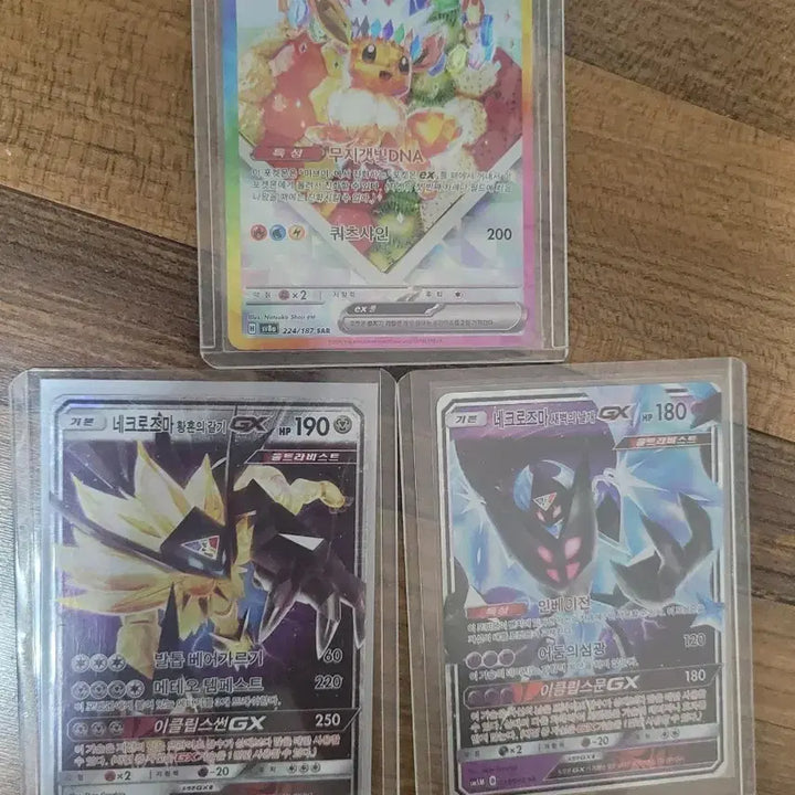 [BUNJANG] Pokemon Card Eevee, Shiny Necrozma GX Bundle Set / 포켓몬 카드 이브이 특일 네크로즈마 GX