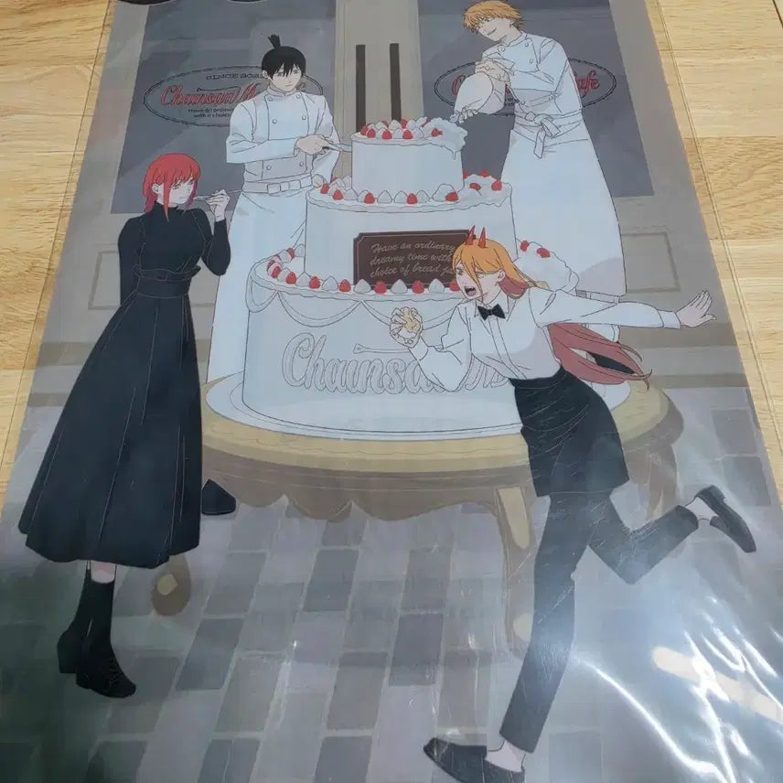 [BUNJANG] Chainsaw Man 2023 Cafe Collaboration Clear File Set / 체인소맨 2023 카페 콜라보 클리어파일