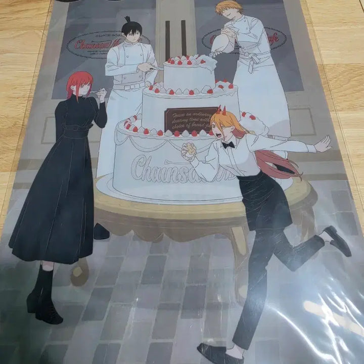 [BUNJANG] Chainsaw Man 2023 Cafe Collaboration Clear File Set / 체인소맨 2023 카페 콜라보 클리어파일