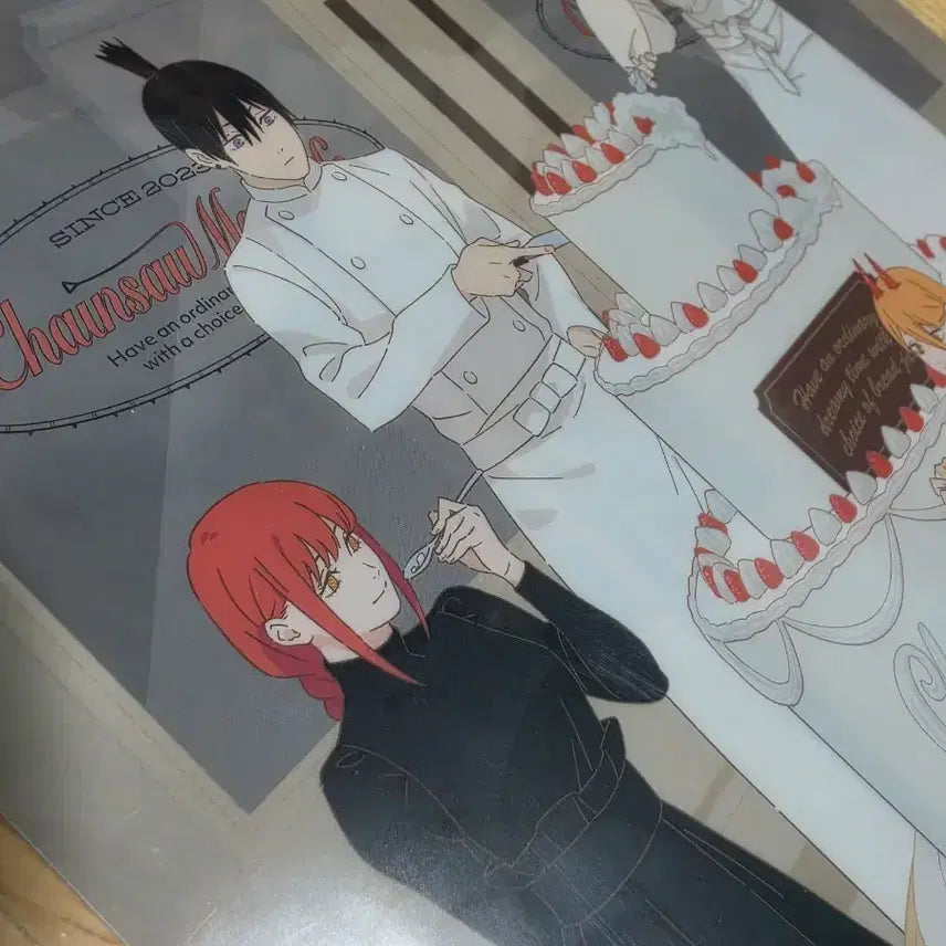 [BUNJANG] Chainsaw Man 2023 Cafe Collaboration Clear File Set / 체인소맨 2023 카페 콜라보 클리어파일