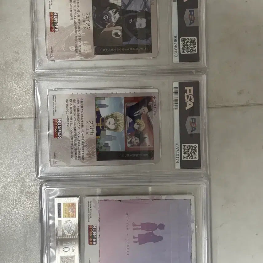 [BUNJANG] Hunter x Hunter Ichijaga Limited Edition Set PSA10, ARS10 (3 Types) / 헌터 x 헌터 이타쟈가 초판 PSA10, ARS10 3종 일괄