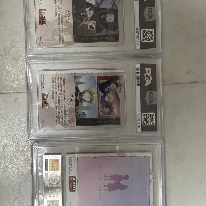 [BUNJANG] Hunter x Hunter Ichijaga Limited Edition Set PSA10, ARS10 (3 Types) / 헌터 x 헌터 이타쟈가 초판 PSA10, ARS10 3종 일괄