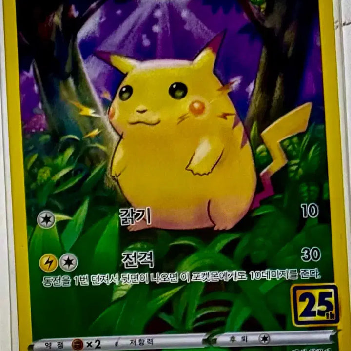 [BUNJANG] Pikachu CHR Limited Edition Card / [한정판]25주년 복각 피카츄 판매합니다