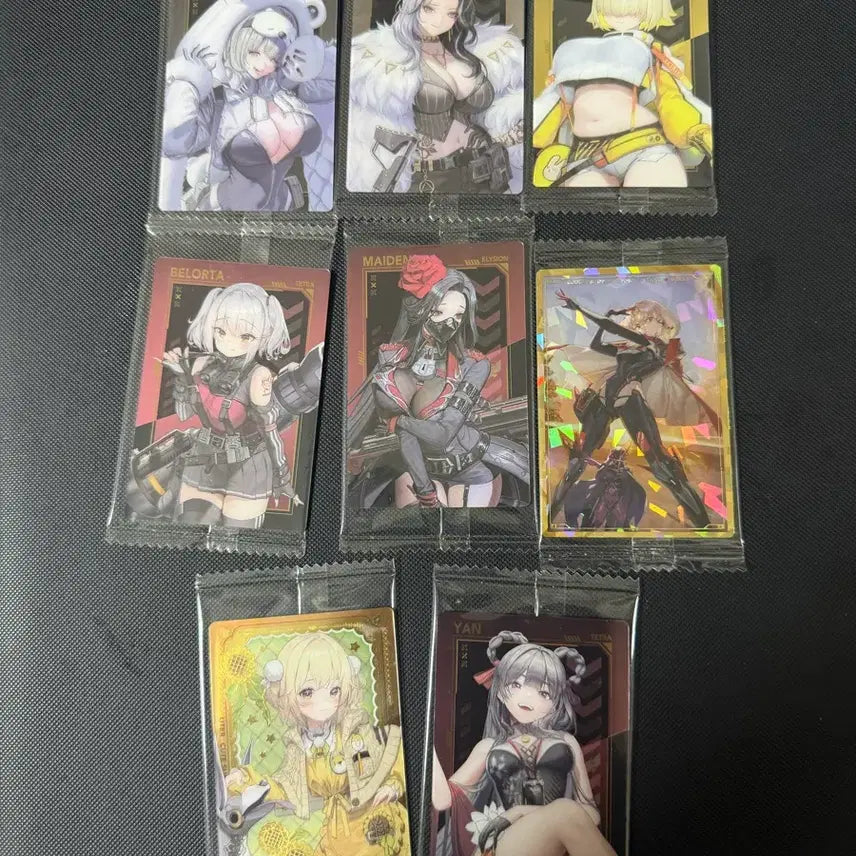 [BUNJANG] Nikke Metallic Pass Card Set / 니케 메탈릭패스,매탈릭건걸카드,웨하스 카드 29장 일괄