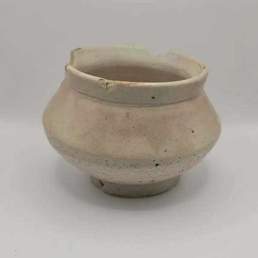 [BUNJANG] Authentic Late Joseon Dynasty White Porcelain Jar / 진품 조선후기 백자호 골동품