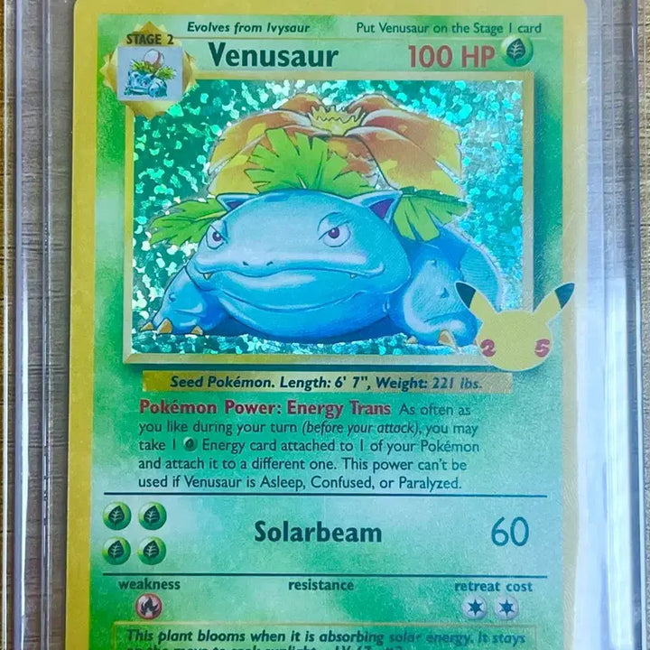 [BUNJANG] Pokemon Card Venusaur 25th Anniversary First Edition Replica / 포켓몬카드 이상해꽃 북미