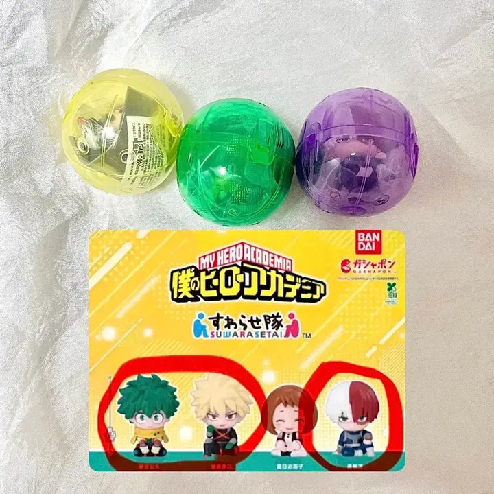 [BUNJANG] My Hero Academia Bakugo Midoriya Todoroki Suwarasetai 3-Piece Bundle (Sealed) / [일괄] 바쿠고 미도리야 토도로키/ 나히아 히로아카 스와라세타이 가챠