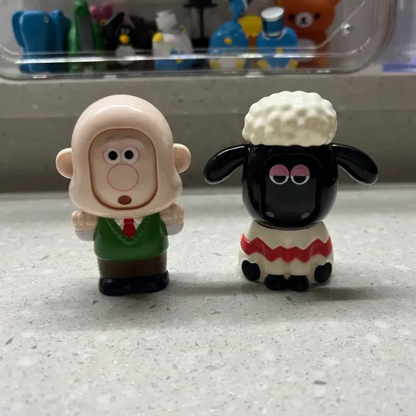 [BUNJANG] Wallace &amp; Gromit Face Change Figure Set / 월레스와 그로밋 페이스체인지