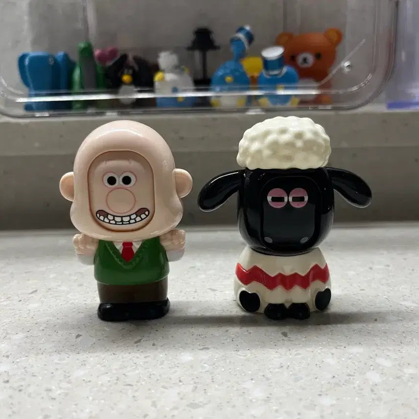 [BUNJANG] Wallace &amp; Gromit Face Change Figure Set / 월레스와 그로밋 페이스체인지