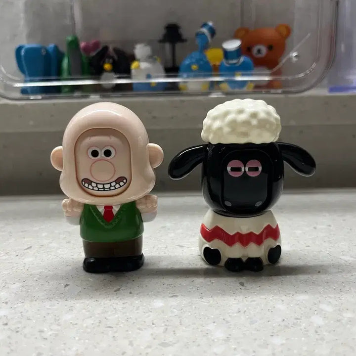 [BUNJANG] Wallace &amp; Gromit Face Change Figure Set / 월레스와 그로밋 페이스체인지