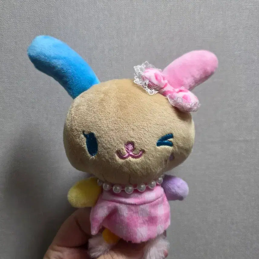 [BUNJANG] Abel Pearl Necklace Usahana Doll Keyring / 아베일 진주목걸이 우사하나 인형 키링