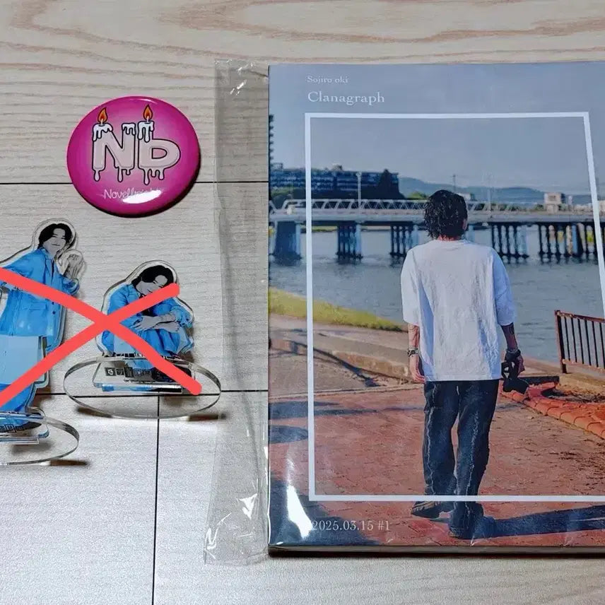[BUNJANG] Nobel Bright Badge &amp; Shojiro Photobook / 노벨브라이트 뱃지 및 소지로 포토북