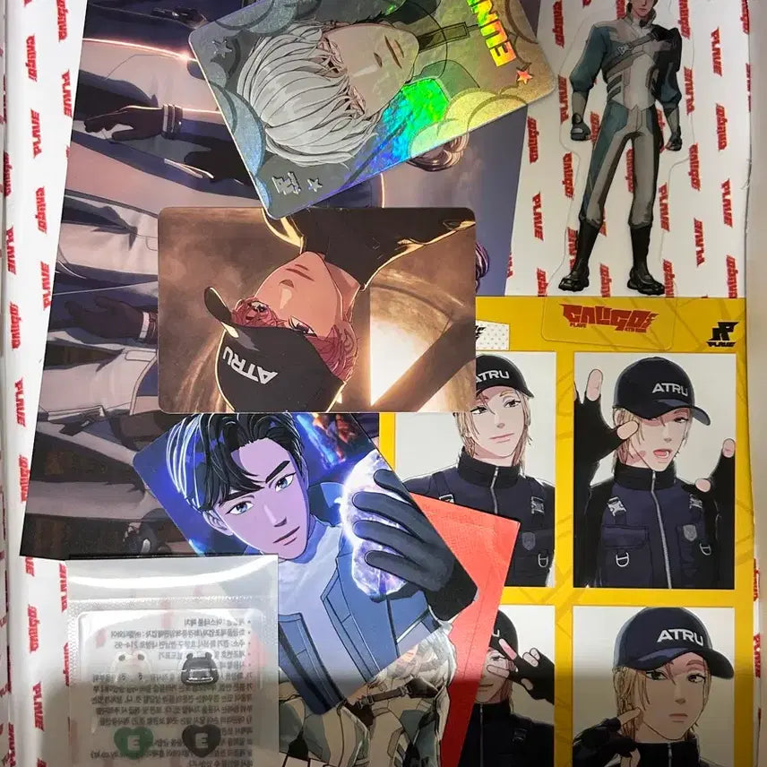 [BUNJANG] PlayV Gracatte Acrylic Coaster Hamin + Kalpatu Photobook (Unsealed) / 플레이브 애니메이트 그라떼 아크릴 코스터 하민
