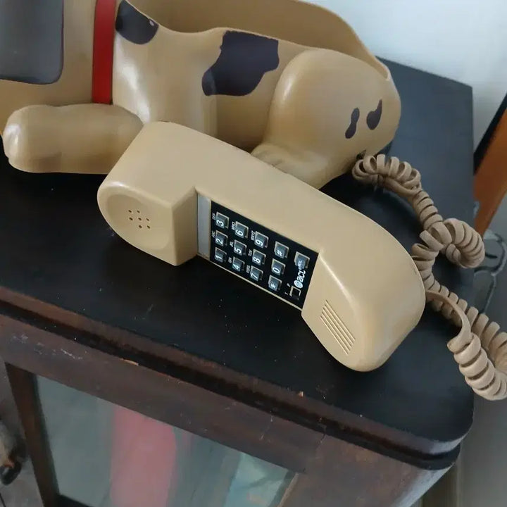 [BUNJANG] Vintage Puppy Rotary Phone - Rare 80s Collectible / 빈티지 퍼피 전화기