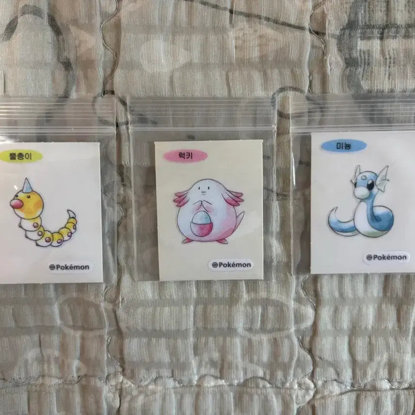 [BUNJANG] Pokemon Artwork Bread Tag Stickers Bundle / 포켓몬 아트워크 띠부씰 판매 &amp; 교환