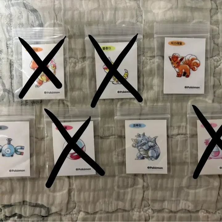 [BUNJANG] Pokemon Artwork Bread Tag Stickers Bundle / 포켓몬 아트워크 띠부씰 판매 &amp; 교환