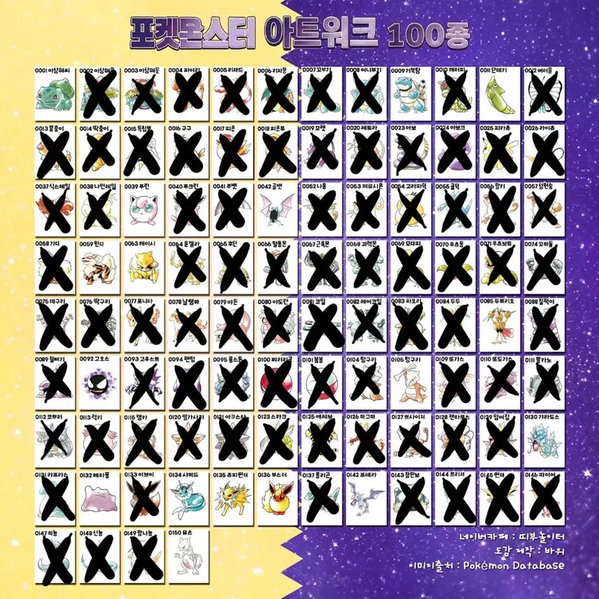[BUNJANG] Pokemon Artwork Bread Tag Stickers Bundle / 포켓몬 아트워크 띠부씰 판매 &amp; 교환