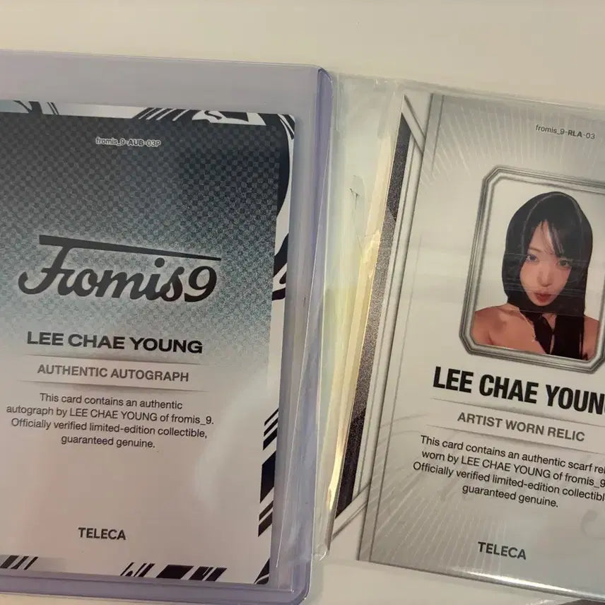 [BUNJANG] fromis_9 Lee Chaeyoung Teraka 33 Limited Auto &amp; Relic Card Bundle Set / 프로미스나인 테레카 이채영 33한정 오토, 렐릭 일괄