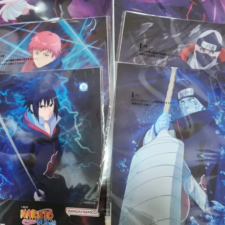 [BUNJANG] Naruto Ichiban Kuji Kagemage Recollection Visual Sheet Poster Set (6 Types) / 나루토 제일복권 I상 비주얼 시트 포스터 6종 카제카게탈환