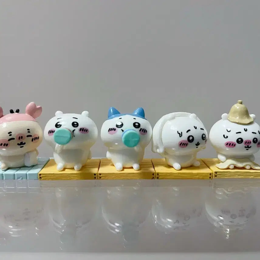 [BUNJANG] Chiikawa Bath Bomb Figure Bundle Set / 치이카와 배스밤 피규어 5종 일괄 판매