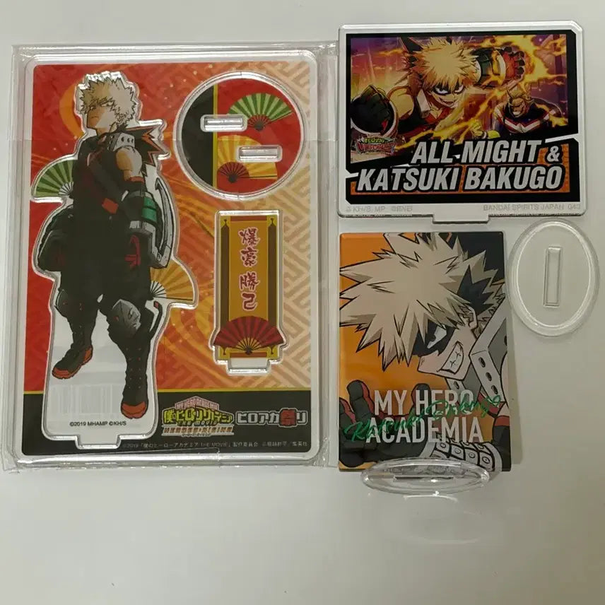 [BUNJANG] My Hero Academia Katsuki Bakugo Acrylic Stand Bundle Set / 바쿠고 카츠키 아크릴 스탠드 일괄판매합니다