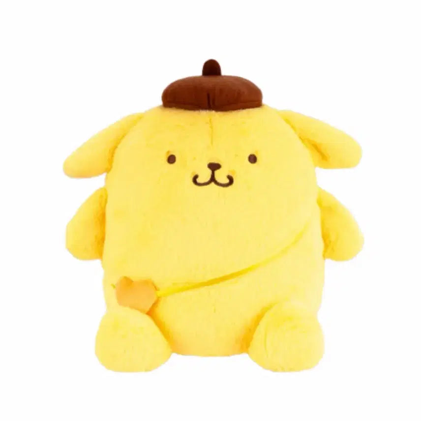 [BUNJANG] Sanrio Pompompurin Heart Pochette Doll BIG Type / 산리오 폼폼푸린 하트 포쉐트 인형 BIG 타입 에이코 정품