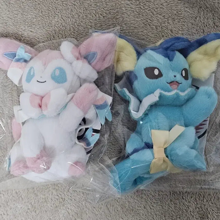[BUNJANG] High Five Collection Nymphia &amp; Shamido Plush Set / 하이파이브 이브이 컬렉션 님피아 &amp; 샤미드