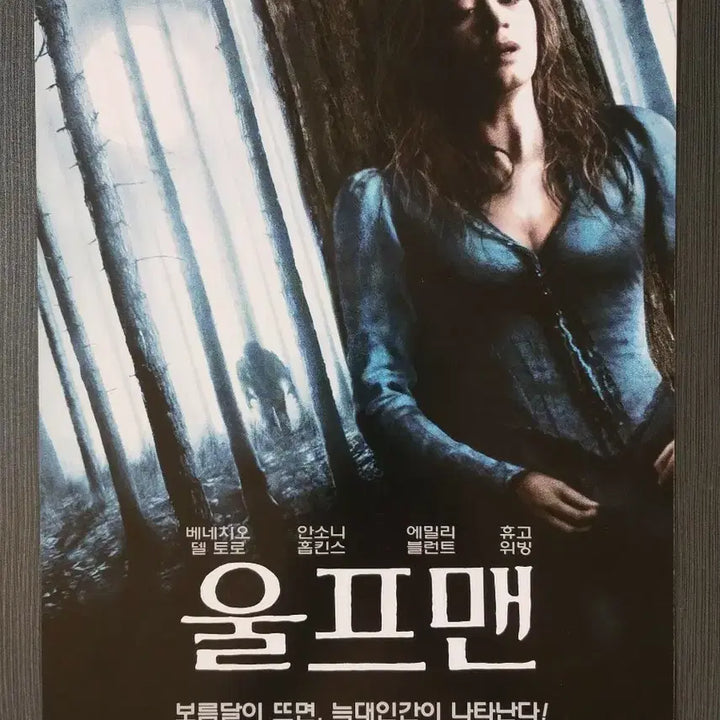 [BUNJANG] Wolfman Movie Flyer A4 Emily Blunt Benicio Del Toro / 울프맨 영화 전단지 팜플렛 A4 에밀리 블런트 베네치오 델 토로