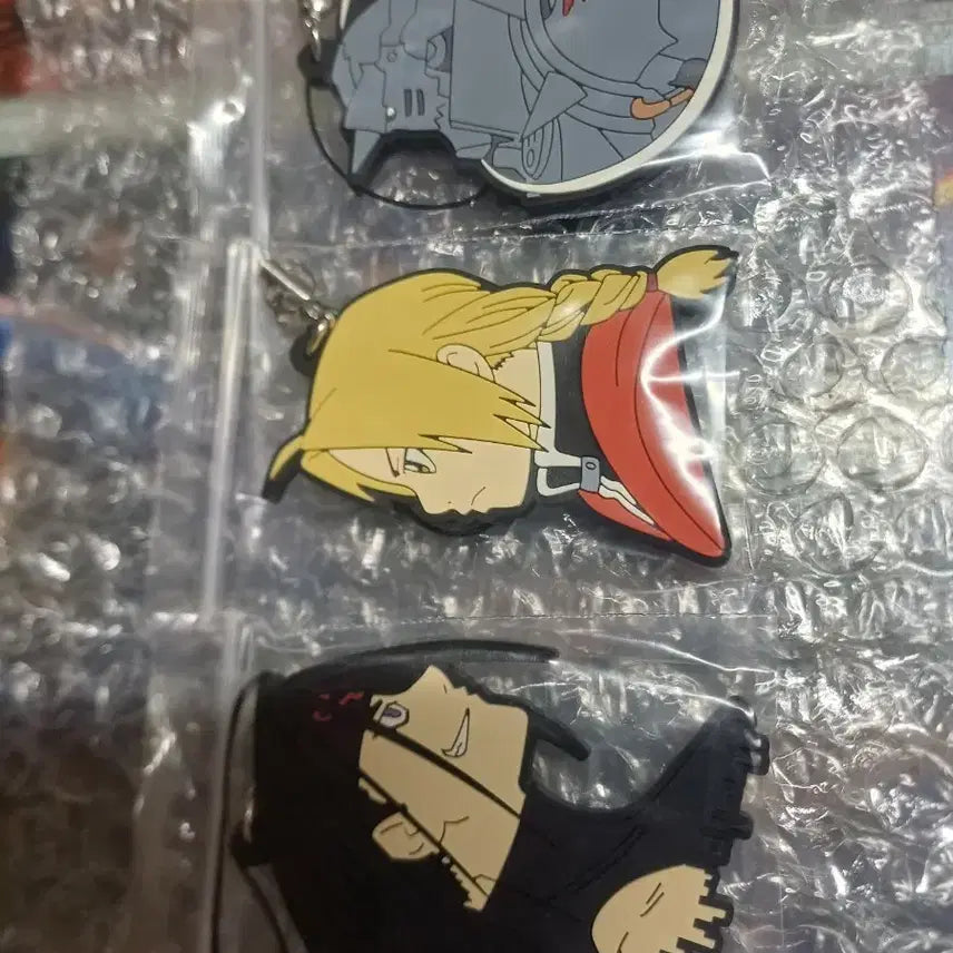 [BUNJANG] Fullmetal Alchemist Rubber Strap Set / 강철의 연금술사 러버스트랩 세트