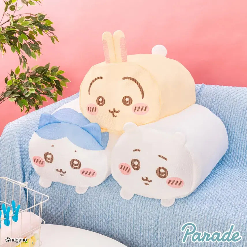 [BUNJANG] Cheekawa Usagi Laundry Net Storage Bag / 우사기) 퍼레이드 치이카와 세탁망 런드리넷 인형 보관함