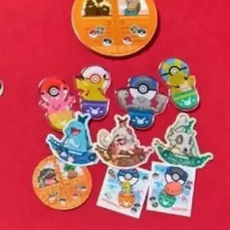 [BUNJANG] Pokemon Pop-up Store Metamon Playground Ferris Wheel Gacha Sticker / 포켓몬 팝업스토어 메타몽 놀이터 가챠 관람차 스티커