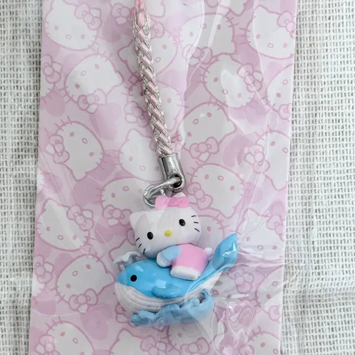 [BUNJANG] Kitty Moon Bang Gu Whale Kitty Strap / 키티문방구 울산키티 고래키티 스트랩