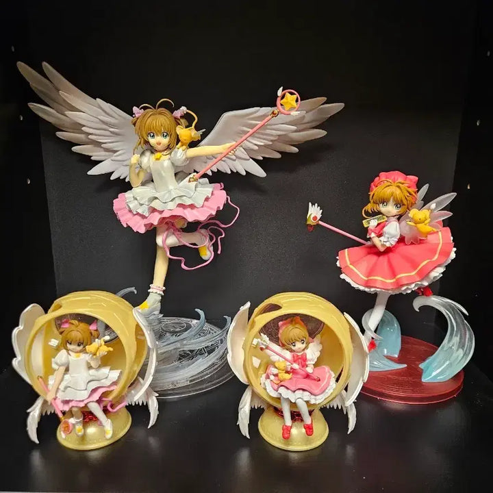 [BUNJANG] Cardcaptor Sakura (Sakura Kinomoto) 4-Figure Set / 카드캡터 사쿠라 (체리) 피규어 4종세트 판매