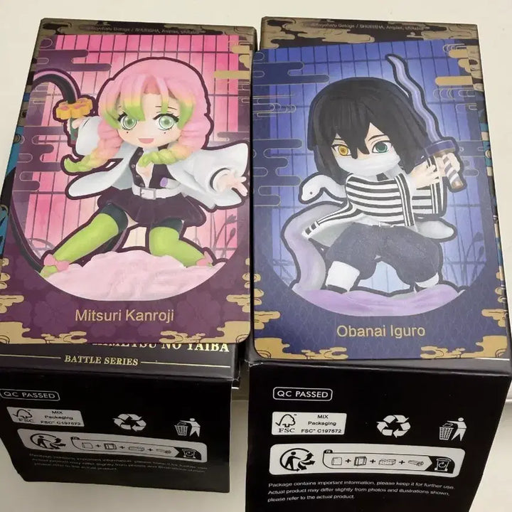 [BUNJANG] Demon Slayer Pop Mart Battle Series Mitsuri &amp; Iguro Bundle / 귀멸의칼날 팝마트 배틀시리즈 미츠리+이구로 일괄 판매합니다
